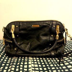 Rebecca Minkoff black leather shoulder bag